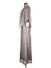 SLNY Silver Cocktail Dress Size 6 - photo 5