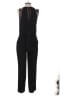 Rebecca Taylor 100% Silk Solid Black Jumpsuit Size 4 - photo 2