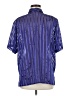 BonWorth 100% Polyester Stripes Blue Short Sleeve Blouse Size M (petite) - photo 2