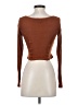Out From Under Brown Long Sleeve Top Size S - photo 2