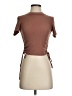 Zara Brown Short Sleeve Top Size S - photo 1