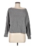French Connection 100% Cotton Houndstooth Gray Pullover Sweater Size M - photo 1