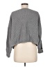 French Connection 100% Cotton Houndstooth Gray Pullover Sweater Size M - photo 2