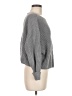 French Connection 100% Cotton Houndstooth Gray Pullover Sweater Size M - photo 4