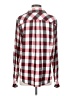 Rag & Bone Checkered-gingham Red Long Sleeve Blouse Size S - photo 2