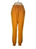 LC Lauren Conrad Solid Yellow Casual Pants Size L - photo 1