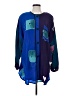Assorted Brands Color Block Blue 3/4 Sleeve Blouse Size 2 - photo 1