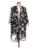 Lularoe 100% Polyester Black Kimono Size L - photo 1
