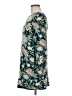 AaKaa 100% Rayon Floral Teal Casual Dress Size M - photo 5