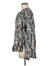 Go By Go Silk Silver Long Sleeve Blouse Size M - photo 5