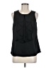 Club Monaco 100% Polyester Black Sleeveless Blouse Size M - photo 1