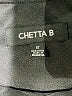 Chetta B Solid Black Cocktail Dress Size 12 - photo 7