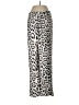 Baja East 100% Polyester Animal Print Silver Casual Pants Size Sm (0) - photo 1