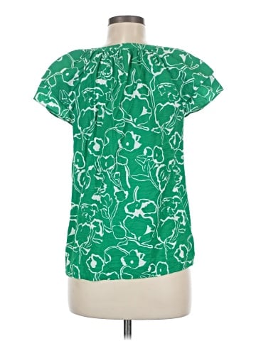 Skies Are Blue Short Sleeve Blouse (view 2)