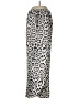 Baja East 100% Polyester Animal Print Silver Casual Pants Size Sm (0) - photo 2