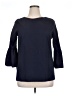 Gibson Blue 3/4 Sleeve Top Size XL - photo 1