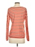 Vince. 100% Linen Stripes Orange Pullover Sweater Size S - photo 2
