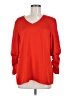 CAbi 100% Polyester Red Long Sleeve Top Size M - photo 1