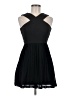 Topshop Solid Black Cocktail Dress Size 6 - photo 1