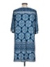 BCBGMAXAZRIA Paisley Blue Casual Dress Size L - photo 2