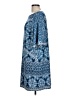 BCBGMAXAZRIA Paisley Blue Casual Dress Size L - photo 5