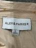 Alex & Parker 100% Polyester Metallic Tan 3/4 Sleeve Blouse Size L - photo 7