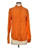 Equipment Orange Long Sleeve Button-Down Shirt Size S - photo 1