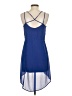 Rory Beca Solid Blue Casual Dress Size S - photo 2