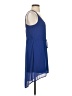 Rory Beca Solid Blue Casual Dress Size S - photo 4