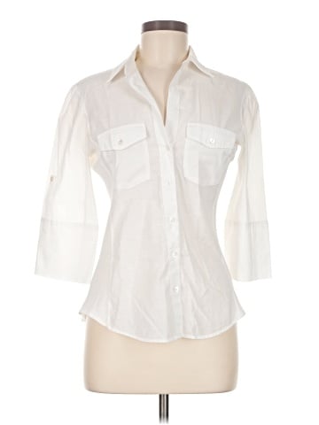 James Perse 3/4 Sleeve Button-Down Shirt (view 1)