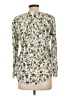 Esprit Floral Ivory Long Sleeve Blouse Size 10 - photo 2