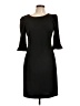 DKNY Solid Black Cocktail Dress Size 10 - photo 1