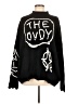 Assorted Brands 100% Polyester Graphic Black Pullover Sweater Size M - photo 1