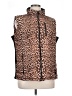 Calvin Klein 100% Polyester Animal Print Brown Vest Size 0X - photo 1