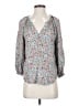 Wit & Wisdom 100% Rayon Blue 3/4 Sleeve Blouse Size XS - photo 1