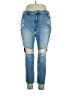Inc Denim Color Block Blue Jeans Size 16 - photo 1