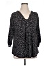 Beacon Black 3/4 Sleeve Blouse Size XL - photo 1