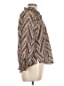 Veronica Beard 100% Cotton Multi Color Brown Long Sleeve Blouse Size L - photo 4