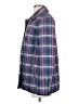 Coach 100% Polyester Plaid Blue Coat Size S - photo 5