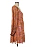 BCBGeneration 100% Polyester Paisley Orange Casual Dress Size 6 - photo 4
