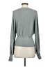 Monrow Gray Long Sleeve Top Size S - photo 2