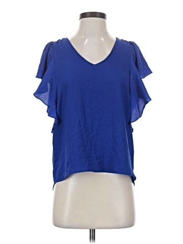 Aqua Short Sleeve Top (view 1)
