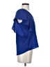Aqua 100% Polyester Blue Short Sleeve Top Size XS - photo 4
