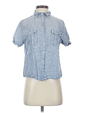 Nicole Miller New York Short Sleeve Button-Down Shirt (view 1)
