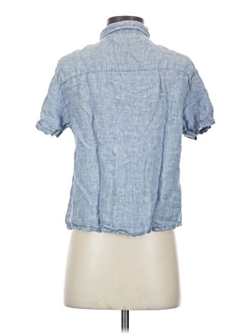 Nicole Miller New York Short Sleeve Button-Down Shirt (view 2)
