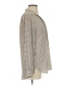 Ann Taylor LOFT 100% Polyester Houndstooth Ivory Long Sleeve Blouse Size S - photo 4