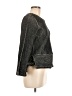 Madewell 100% Cotton Metallic Gray Pullover Sweater Size M - photo 4