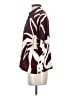 Parfois Print Burgundy 3/4 Sleeve Blouse Size XS - photo 5