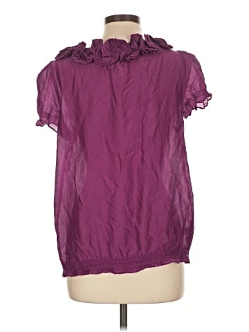Ann Taylor LOFT Short Sleeve Blouse (view 2)