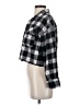 Love Notes 100% Cotton Plaid Black 3/4 Sleeve Button-Down Shirt Size S - photo 5